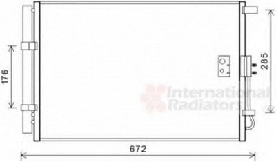 VAN WEZEL 83005229 -  Конденсатор, кондиционер